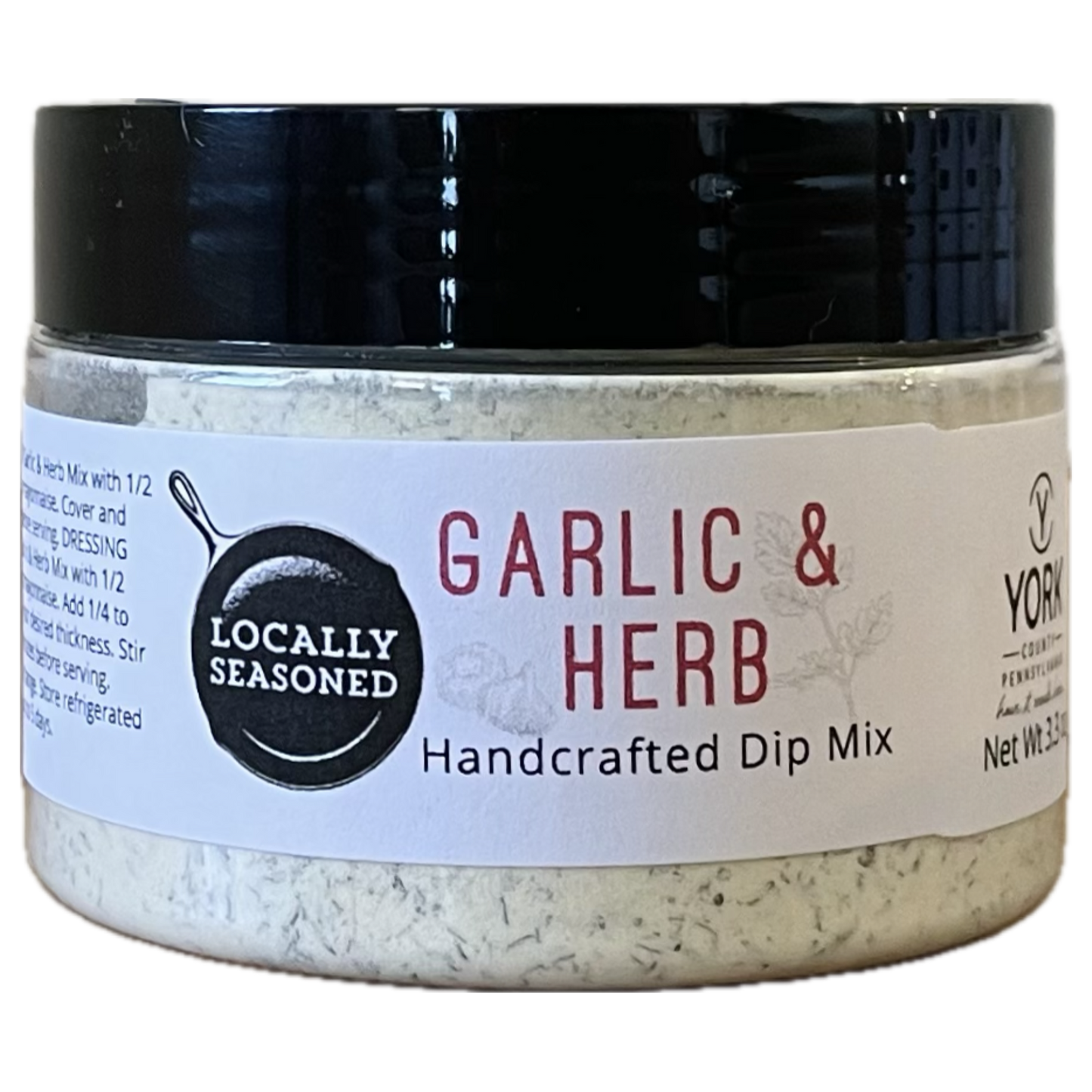 GIFT BOX SET Dip Mix GARLIC & HERB Shaker